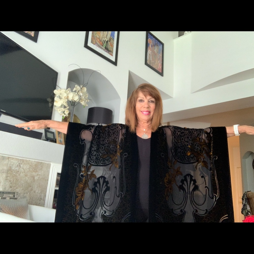 ❤️Velvet cape-kimono-Ruanna-Duster